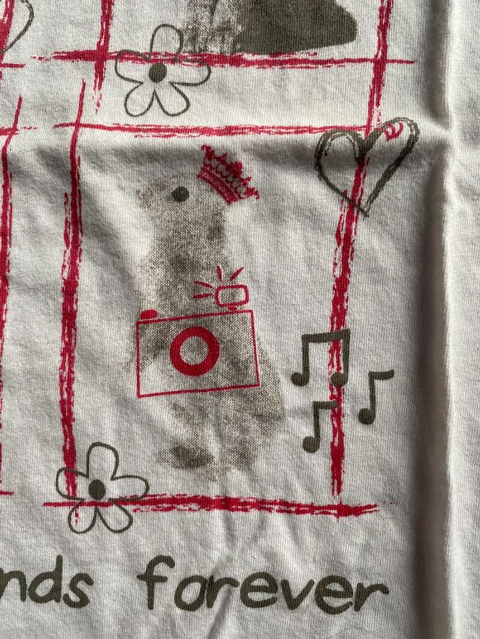 Tee shirt manches longues 6ans lapin et chat - photo numéro 6