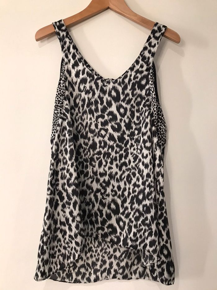 Top Sandro taille 1 noir et blanc