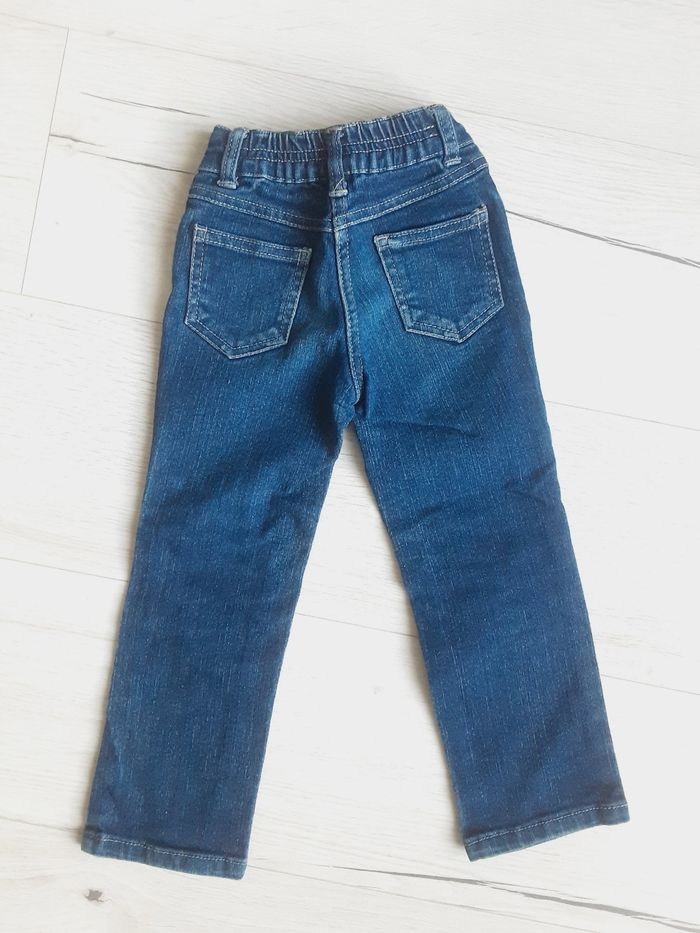 Vêtement fille pantalon jean bleu 3 ans - photo numéro 3