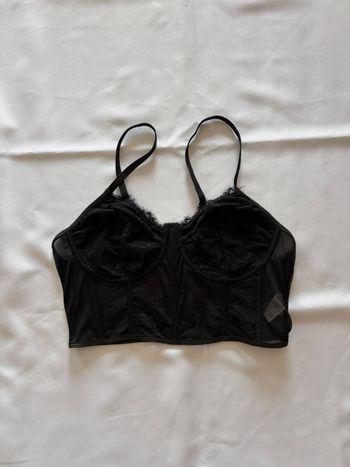 Top à bretelle noir en dentelle - Shein - M/38