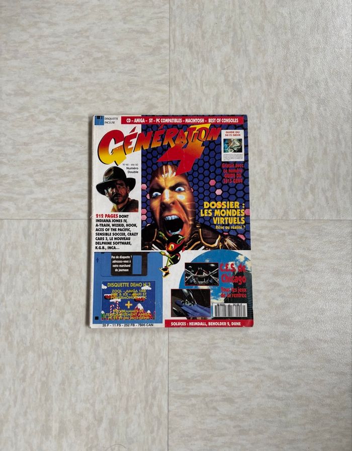 Magazine vintage retrogaming jeux vidéo Generation 4