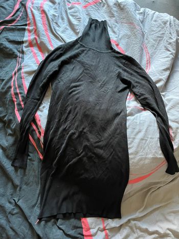 Robe longue col roulé