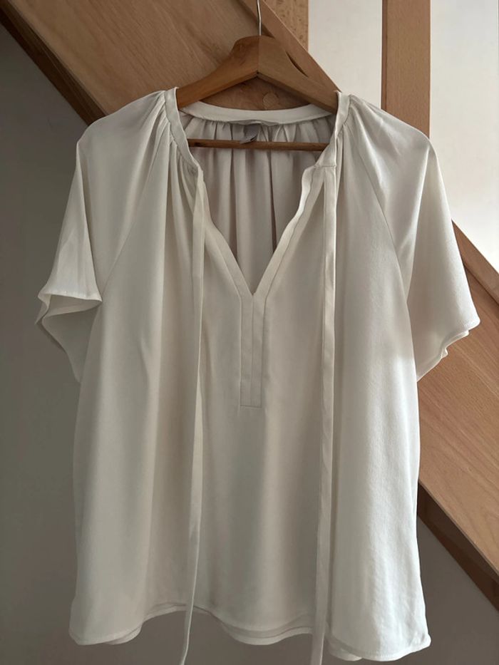 Blouse blanc cassé H&M