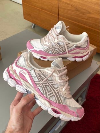 Asics gel nyc rose blanche 36