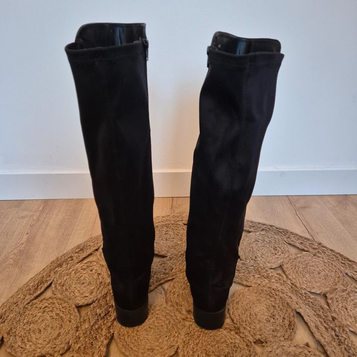 Bottes cavalière noir bi matière - La Halle - Pointure 41 - photo numéro 5
