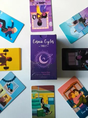 Cosmic cycles tarot