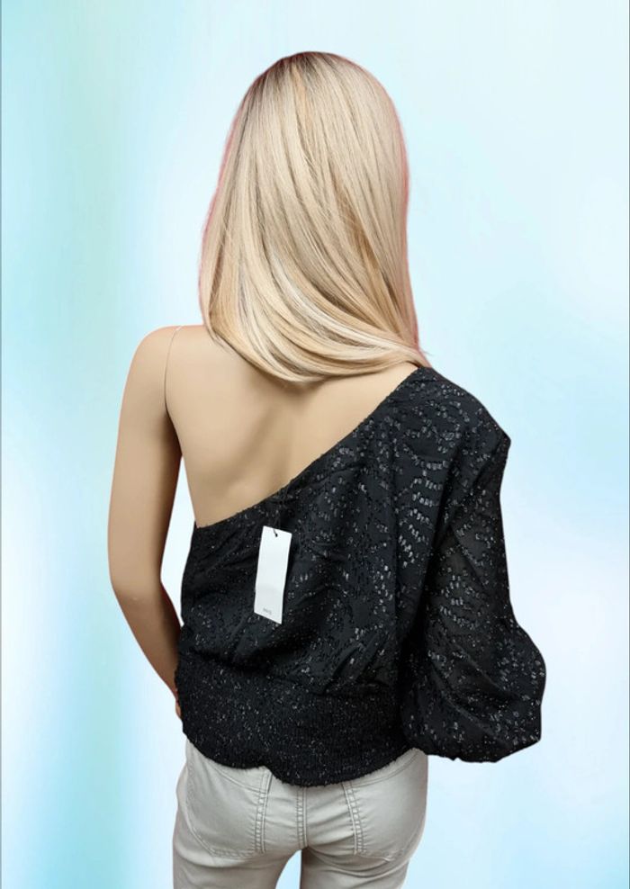 Mango Blouse asymétrique brillante * taille XXL * - photo numéro 3
