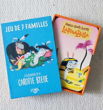 Jeu de 7 familles : à la recherche de la carotte bleue