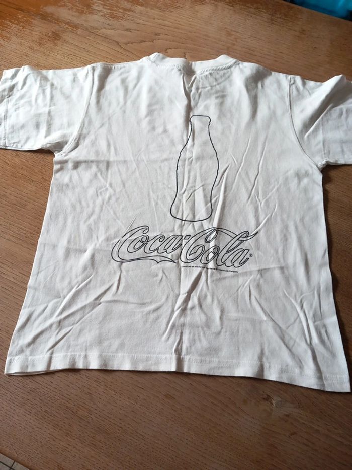 Tee-shirt coton 10ans Cocacola - photo numéro 3