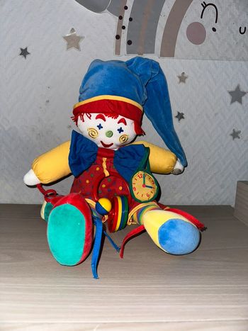 peluche vitange clown corolle d'activités