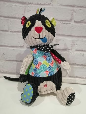 Peluche doudou chat les deglingos
