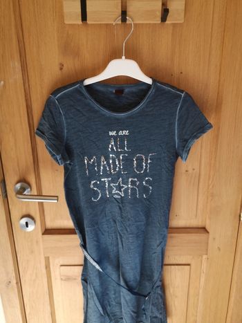 Robe en gris foncé imprimé Strass Esprit 14 ans