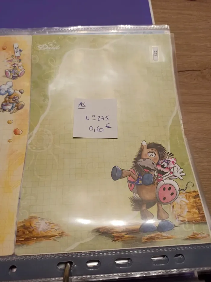 Feuille Diddl A5 275 0,60€