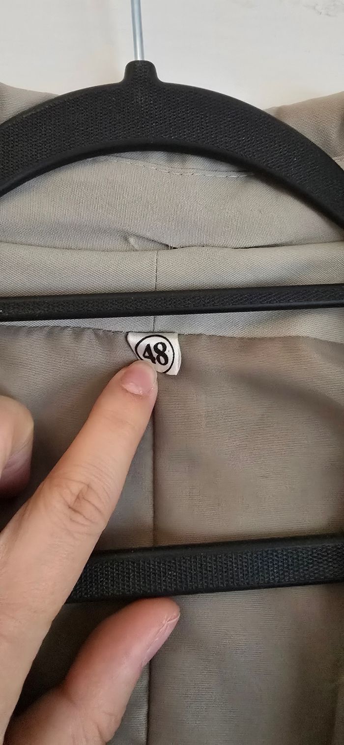 Veste trench taille 48 vintage - photo numéro 3