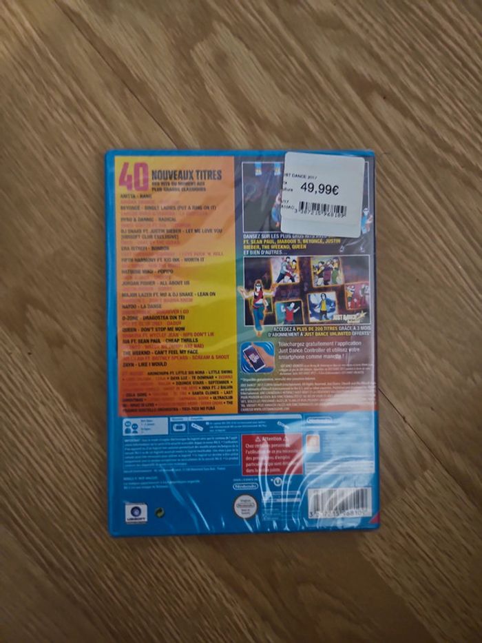 Just dance 2017 Nintendo wii u neuf - photo numéro 2