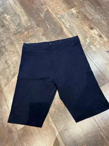 Legging court bleu