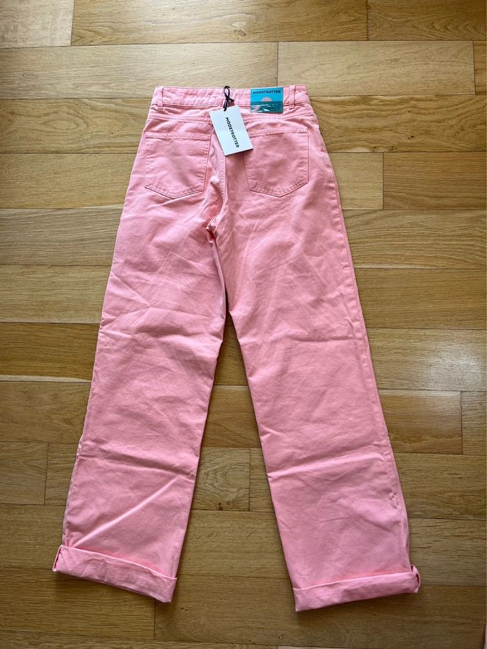 👖 Pantalon rose large taille haute Modetrotter – Neuf avec étiquette – Taille 36 - photo numéro 3