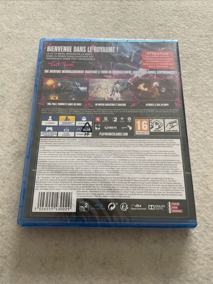 Tiny Tina's Wonderlands Jeu PS4 FR - photo numéro 2