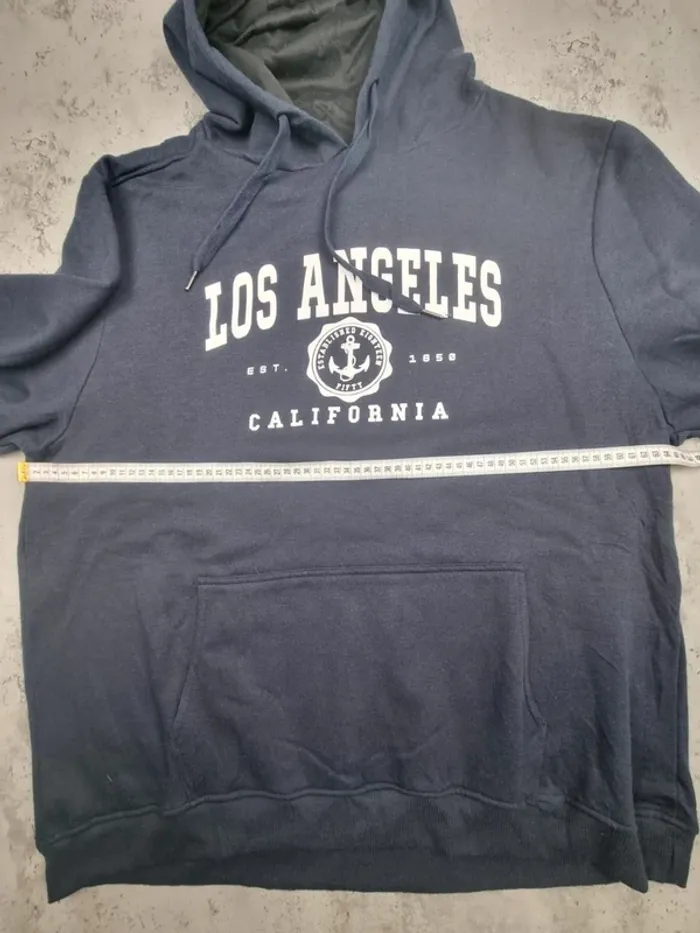 Sweat à capuche universitaire Los Angeles XXL Homme – Style US, Très bon état - photo numéro 7