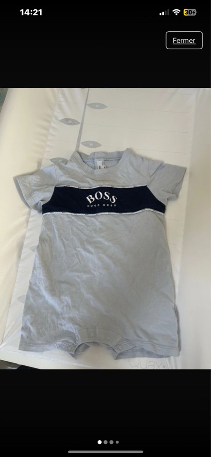 Combi short bebe Hugo boss 9 mois