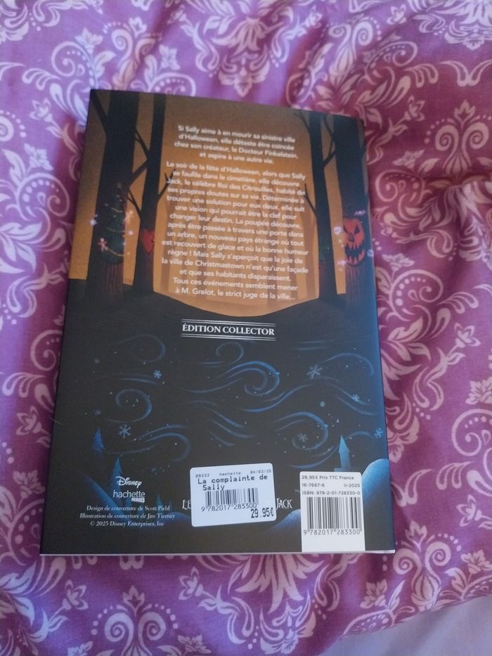Roman Twisted Tale La Complainte de Sally relié collector jaspage- Mari Mancusi - Disney Hachette - photo numéro 4