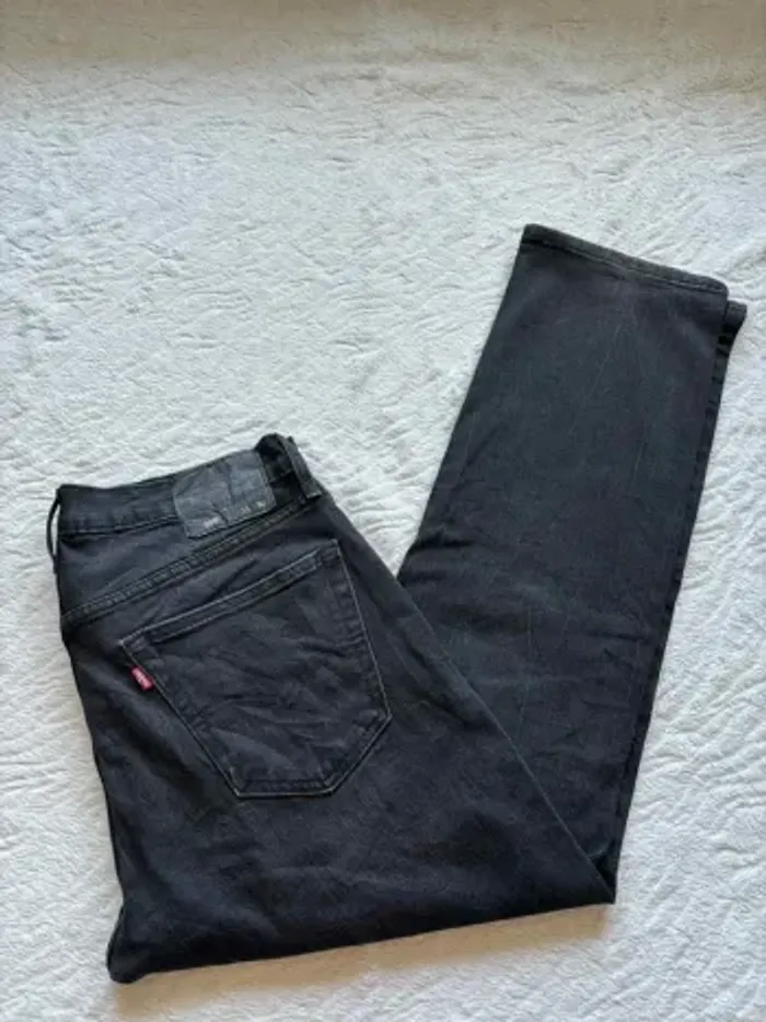 Jean Levi’s 559 homme XL/46 L30 coupe régular straight droit gris anthracite noir 00s y2k vintage