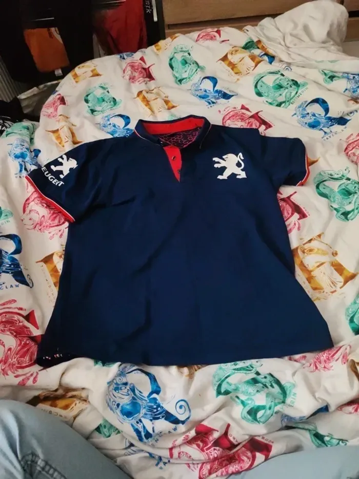 Polo logo Peugeot taille M