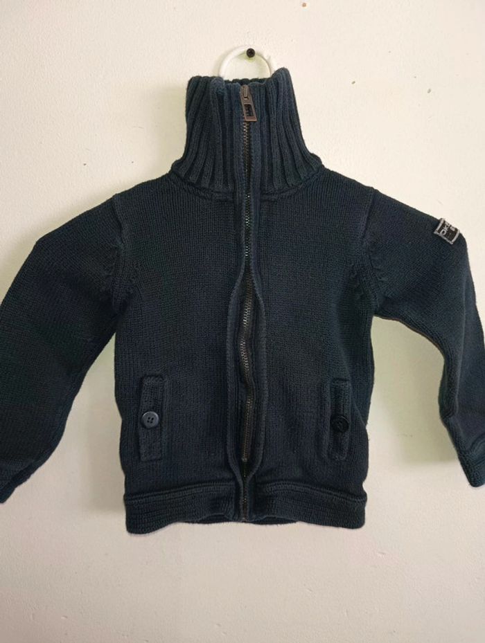 Gilet zippé chaud