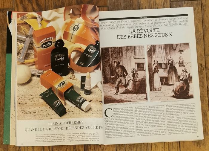 Ancien magazine marie claire 1984 Nathalie baye vintage - photo numéro 6