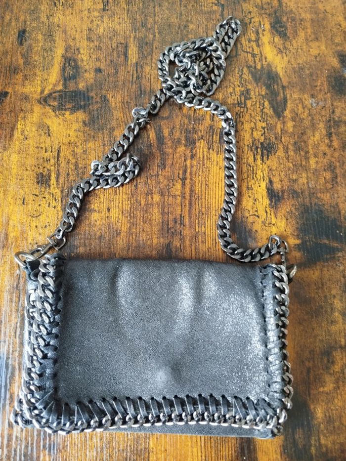 Sac a main cuir bandoulière The Genuine Leather - photo numéro 3