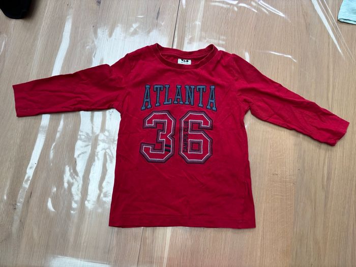 3 t-shirts manches longues + 1 pantalon - photo numéro 2