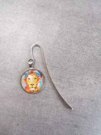 Marque page lion