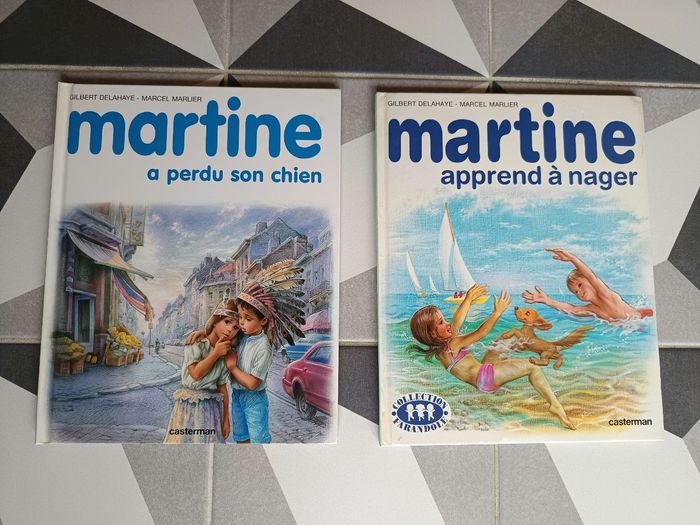 Lot de 2 livres Martine Collection Farandole 1986