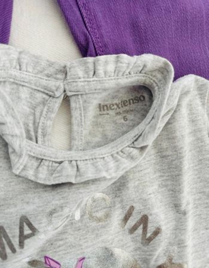 Ensemble teeshirt et pantalon fille taille six ans - photo numéro 4