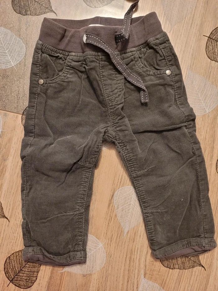 Pantalon velours - gemo 12 mois