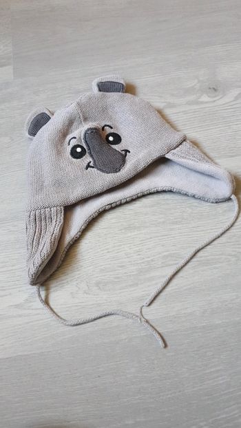 Bonnet bébé garçon 6/12 mois