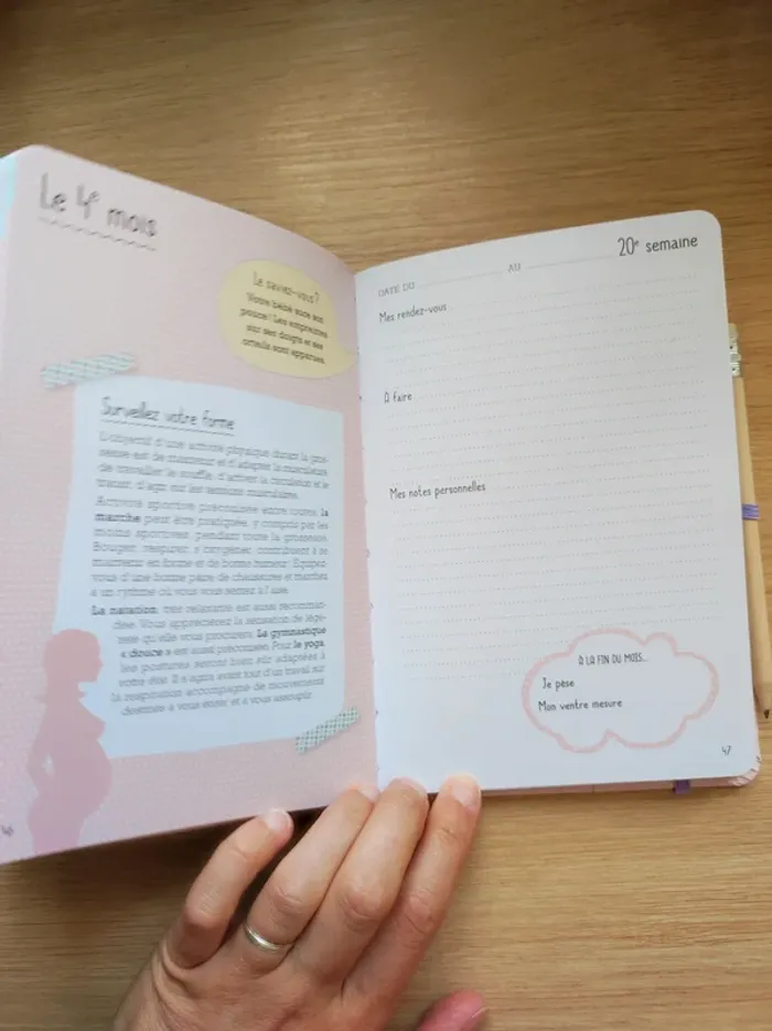 Livre "l'agenda de ma grossesse" - photo numéro 3