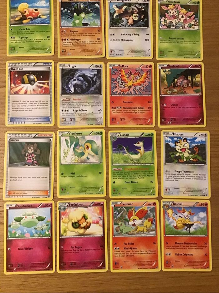 Lot 23 cartes Pokémon XY impact des destins vintage anciennes lugia sulfura zygarde holo - photo numéro 2
