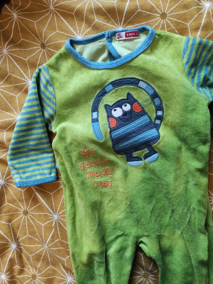 Pyjama grenouillère 🐈 chat - photo numéro 2