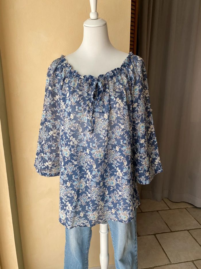 Lot de 2 blouses fleuries M&G XL - photo numéro 15