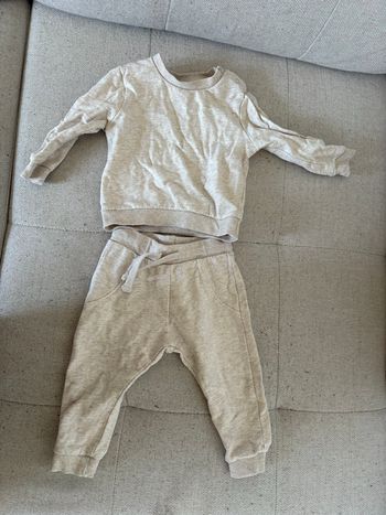 Ensemble beige bébé garçon 9mois