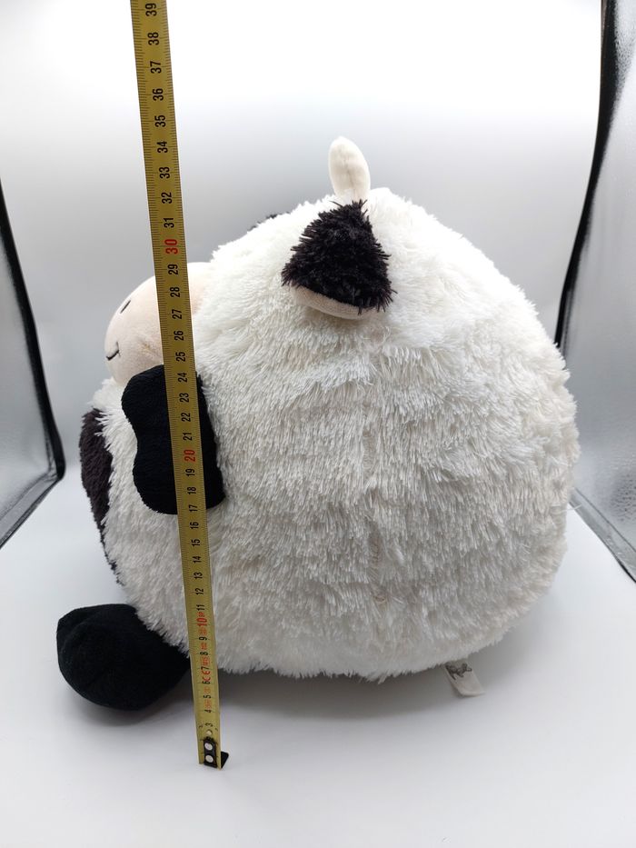 Grosse peluche boule vache CASINO hauteur 31 cm doudou - photo numéro 2