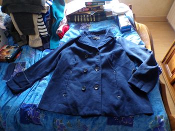 Caban marine T48 neuf