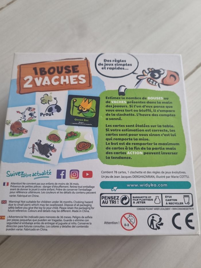 Jeux société 1 bouse 2 vaches - photo numéro 2