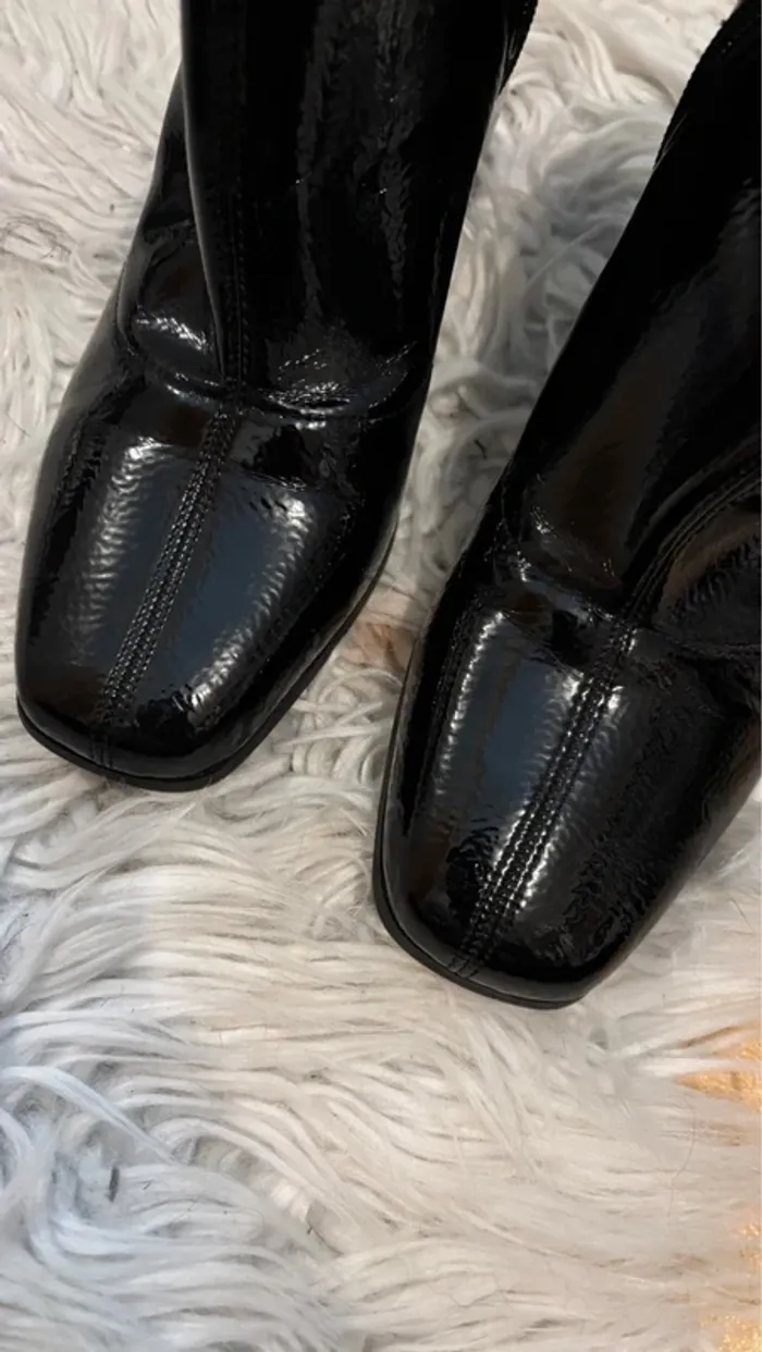 Bottines vernies à talons - photo numéro 3