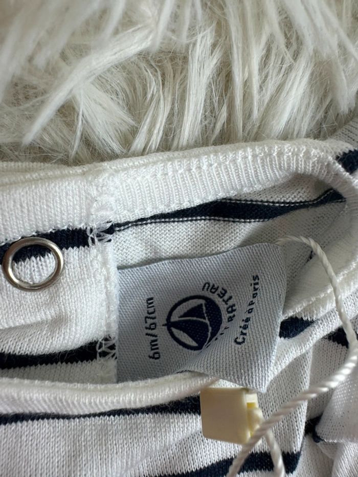 Robe marinière Petit bateau taille 6 mois - photo numéro 3