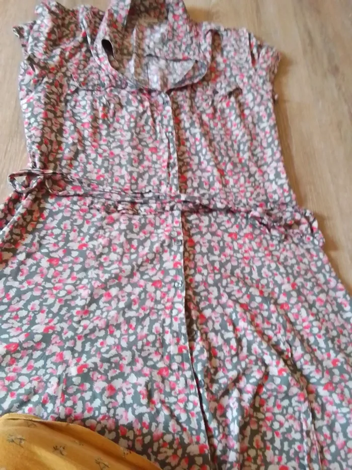 Robe Damart femme 46 grise rose - photo numéro 5