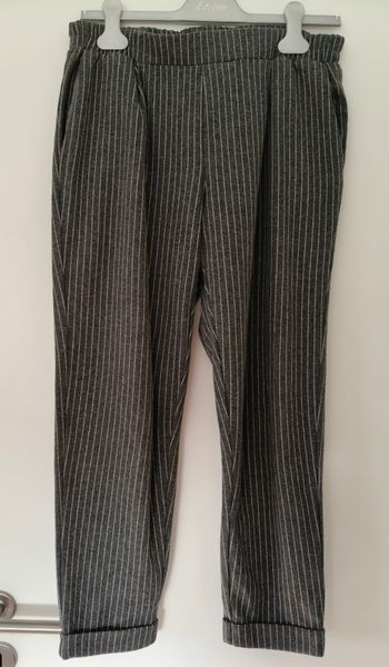 Pantalon femme Tally Weijl gris ligné 40