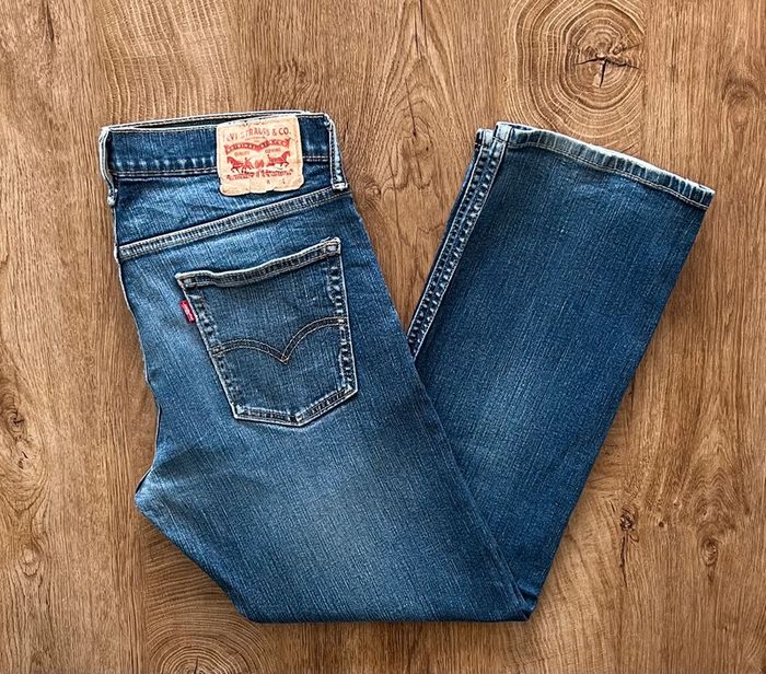 Jean/pantalon bleu Levi's 514 pour homme, taille W 34 L 30 (44 taille française) - photo numéro 2