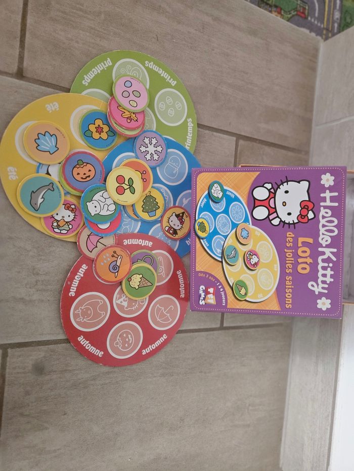 Jeu loto Hello Kity + pêche